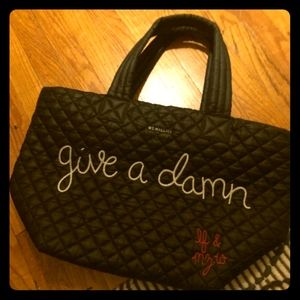 Lingua Franca x MZ Wallace GIVE A DAMN Tote